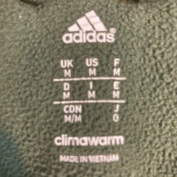 Green Adidas Fleece Hoodie - Picture 5 of 5